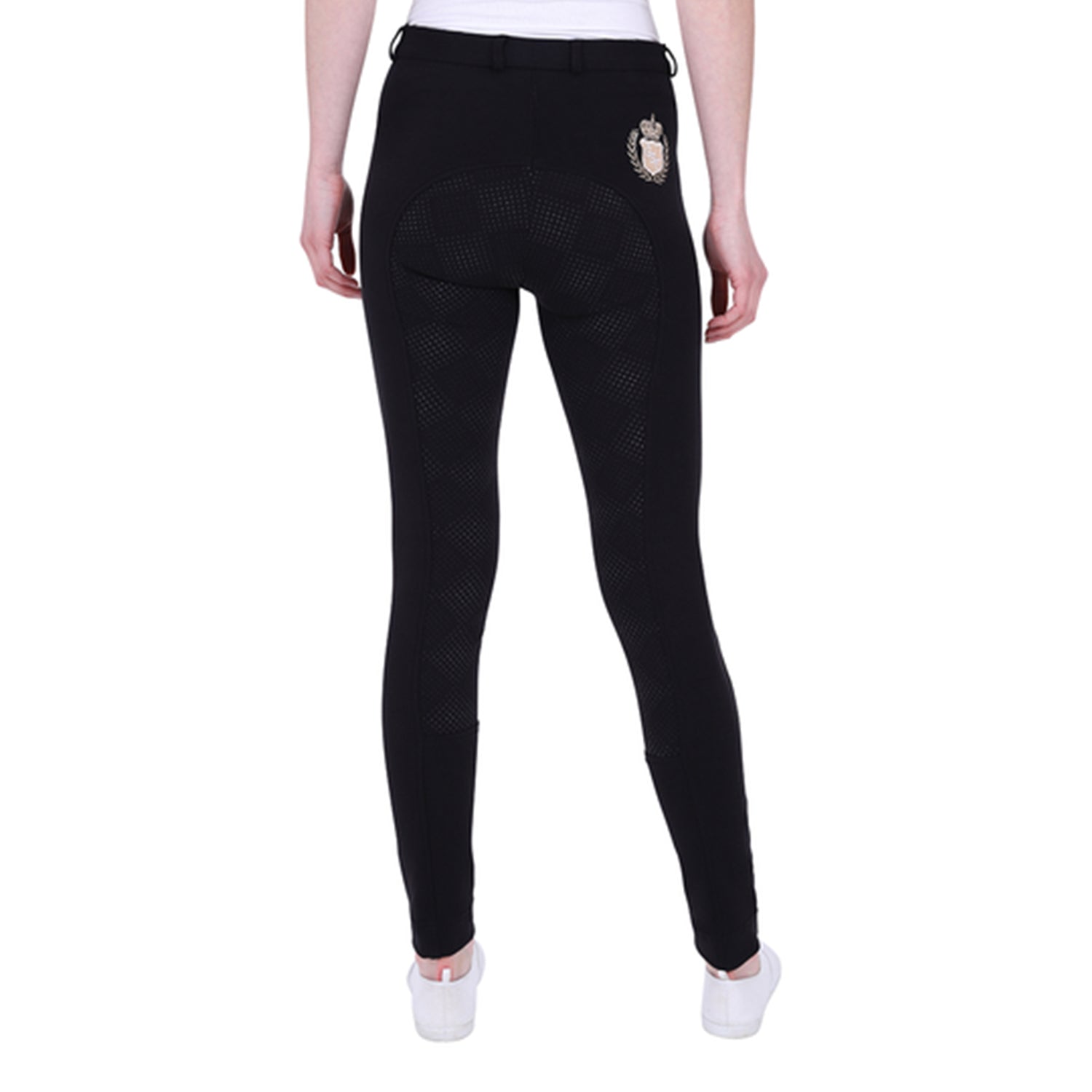 GS Equestrian Ellia Jodhpurs à fond intégral en silicone pour enfants