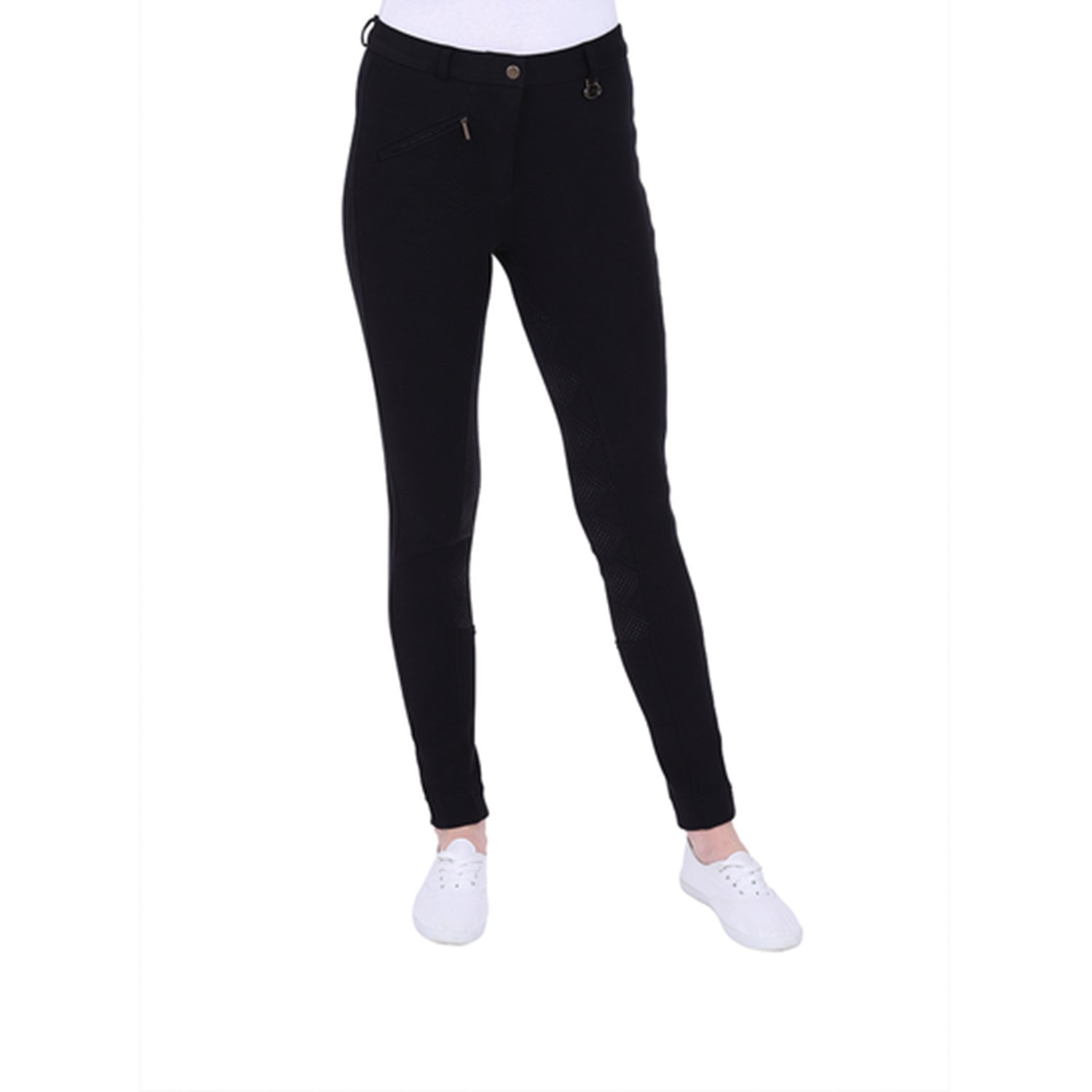 GS Equestrian Ellia Jodhpurs à fond intégral en silicone pour enfants