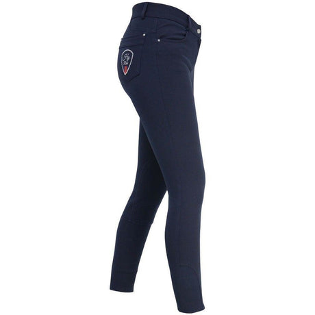 HyRIDER Signature Breeches #colour_marine-blue-red