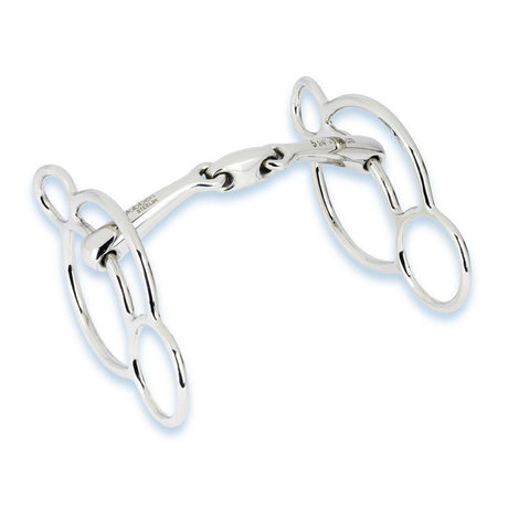 Stubben Easy-Control 3-Ring-Knebel – doppelt gebrochen