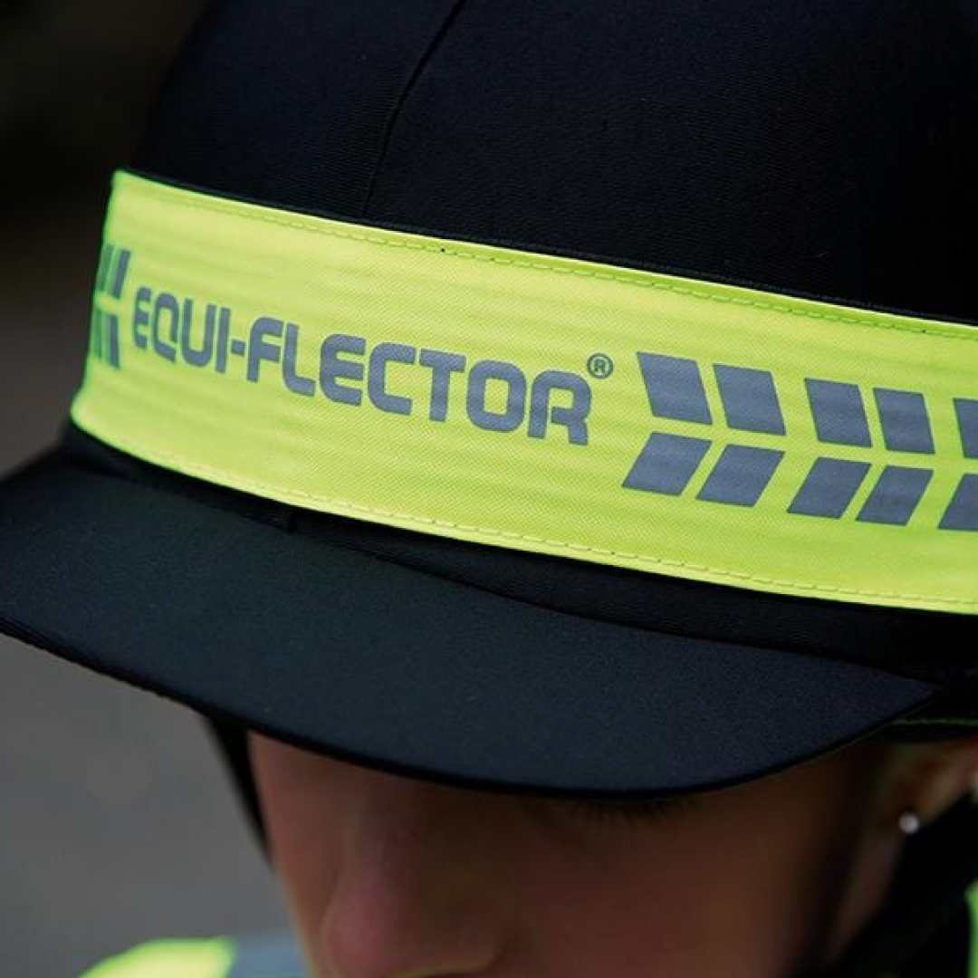 Shrires EQUI-FLECTOR Hat Band #colour_yellow