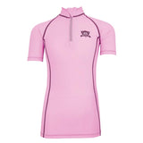 Woof Wear Young Rider Short Sleeve Riding Shirt #colour_lilac