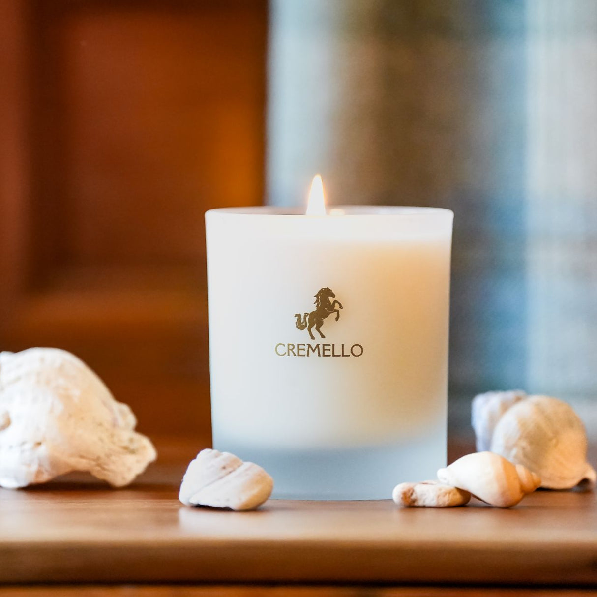 Cremello Coastal Cypress & Amber Wax Candle