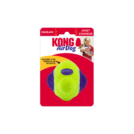 KONG Airdog Squeaker Knobbly Ball #size_m-l