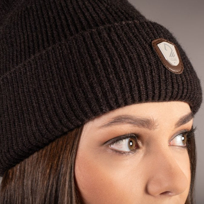 HKM Beanie -Arezzo- #colour_dark-brown