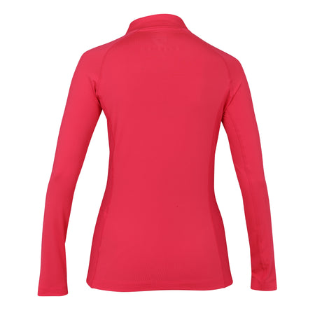 Shires Aubrion Ladies Revive Long Sleeve Base Layer #colour_coral