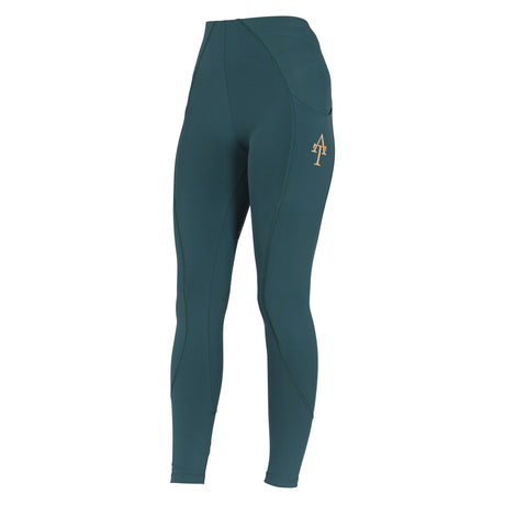 Shires Aubrion Ladies Team Riding Tights #colour_green