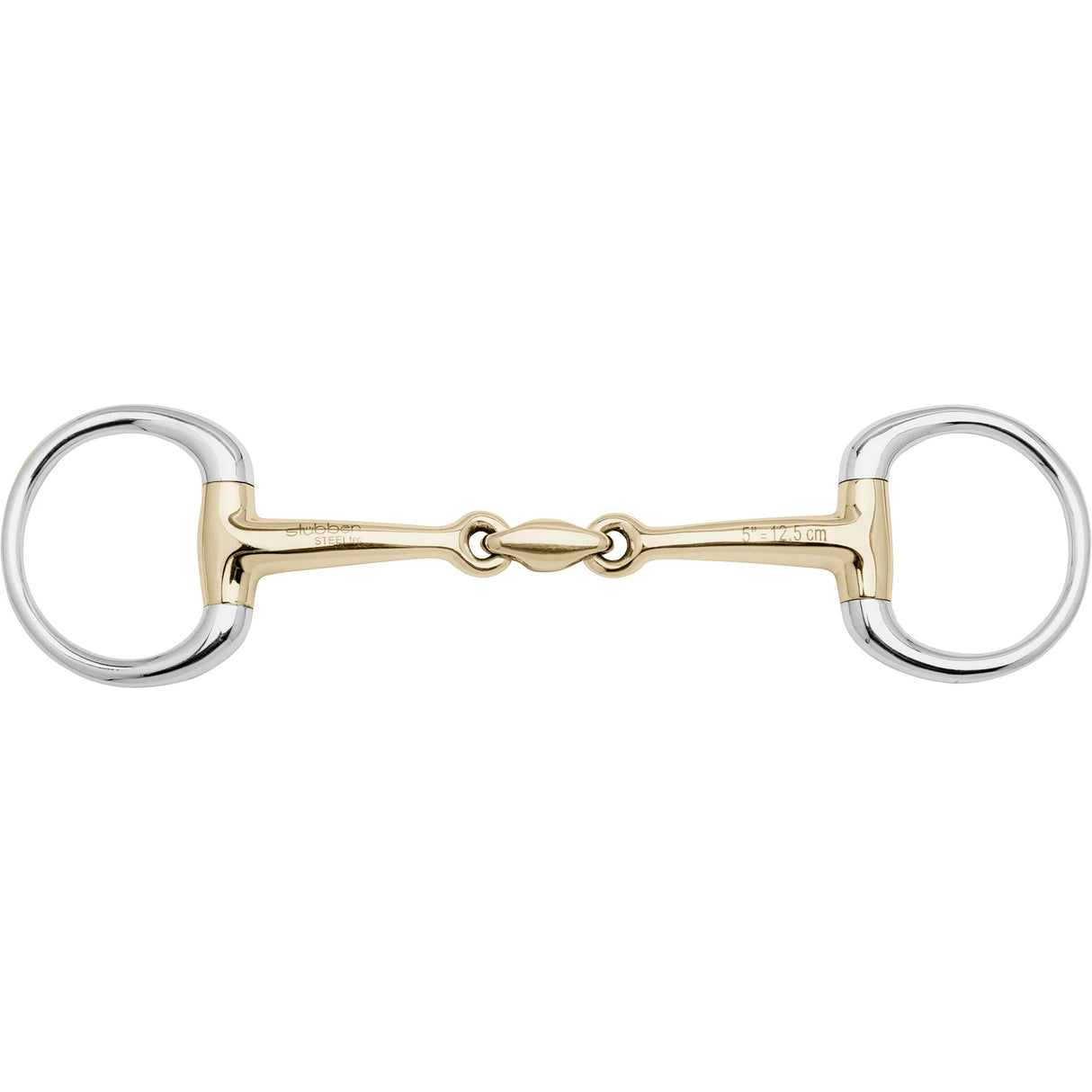 Stubben 2434 Egg Butt Bradoon Sweet Copper Single Jointed Bit 
