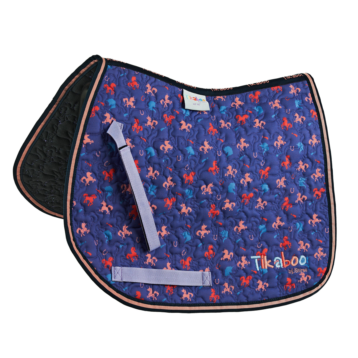 Shires Tikaboo Saddle Pad #colour_unicorn