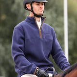 Shires Aubrion Core Men's Half Zip Fleece #colour_navy