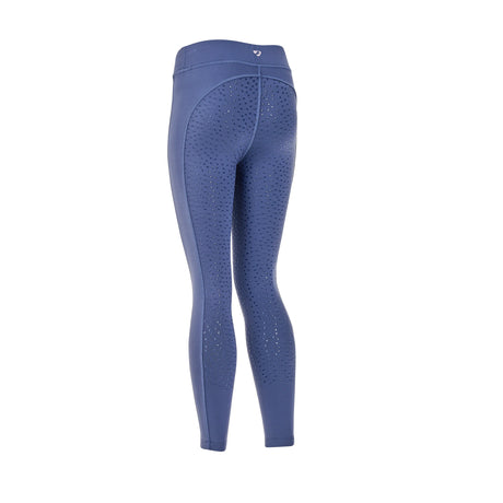 Shires Aubrion Shield Young Rider Riding Tights #colour_blue