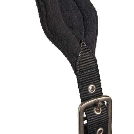 Shires ARMA Comfy Fleece Headcollar & Rope #colour_black