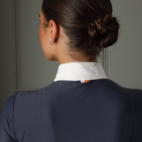 Shires Aubrion Attley Ladies Show Shirt #colour_navy