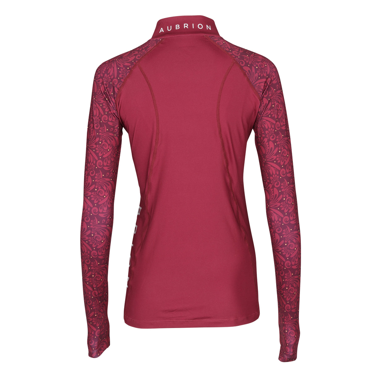 Shires Aubrion Hyde Park Ladies Cross Country Shirt #colour_red-paisley