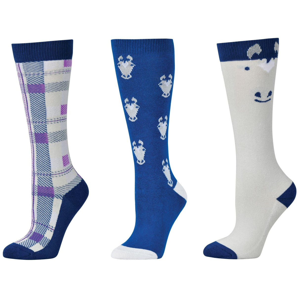 Dublin 3 Pack Socks Childs #colour_peekaboopony