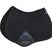 Weatherbeeta Suede Elite Air-Tec Jump Shaped Saddle Pad #colour_black