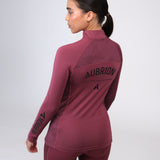 Shires Aubrion Ladies React Long Sleeve Base Layer #colour_mauve