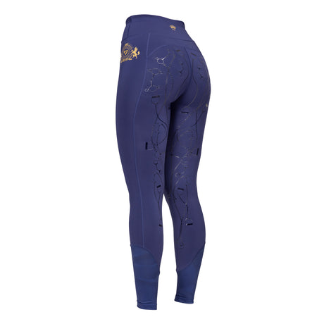 Shires Aubrion Ladies Team Riding Tights #colour_midnight