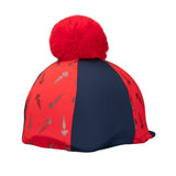 Shires Winnie & Me Hat Silk #colour_navy-red