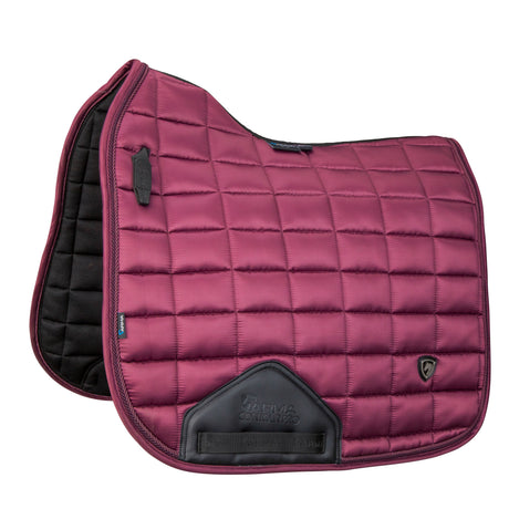 Shires ARMA Eltar Satin Dressage Saddlecloth #colour_black-cherry