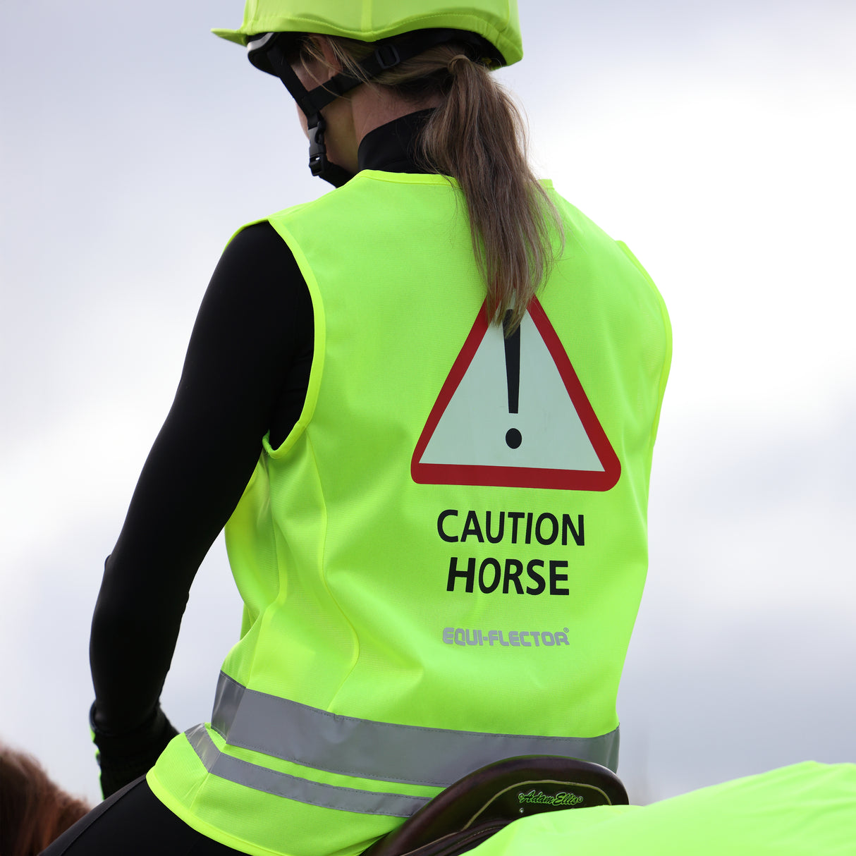 Shires EQUI-FLECTOR® Safety Vest #colour_yellow