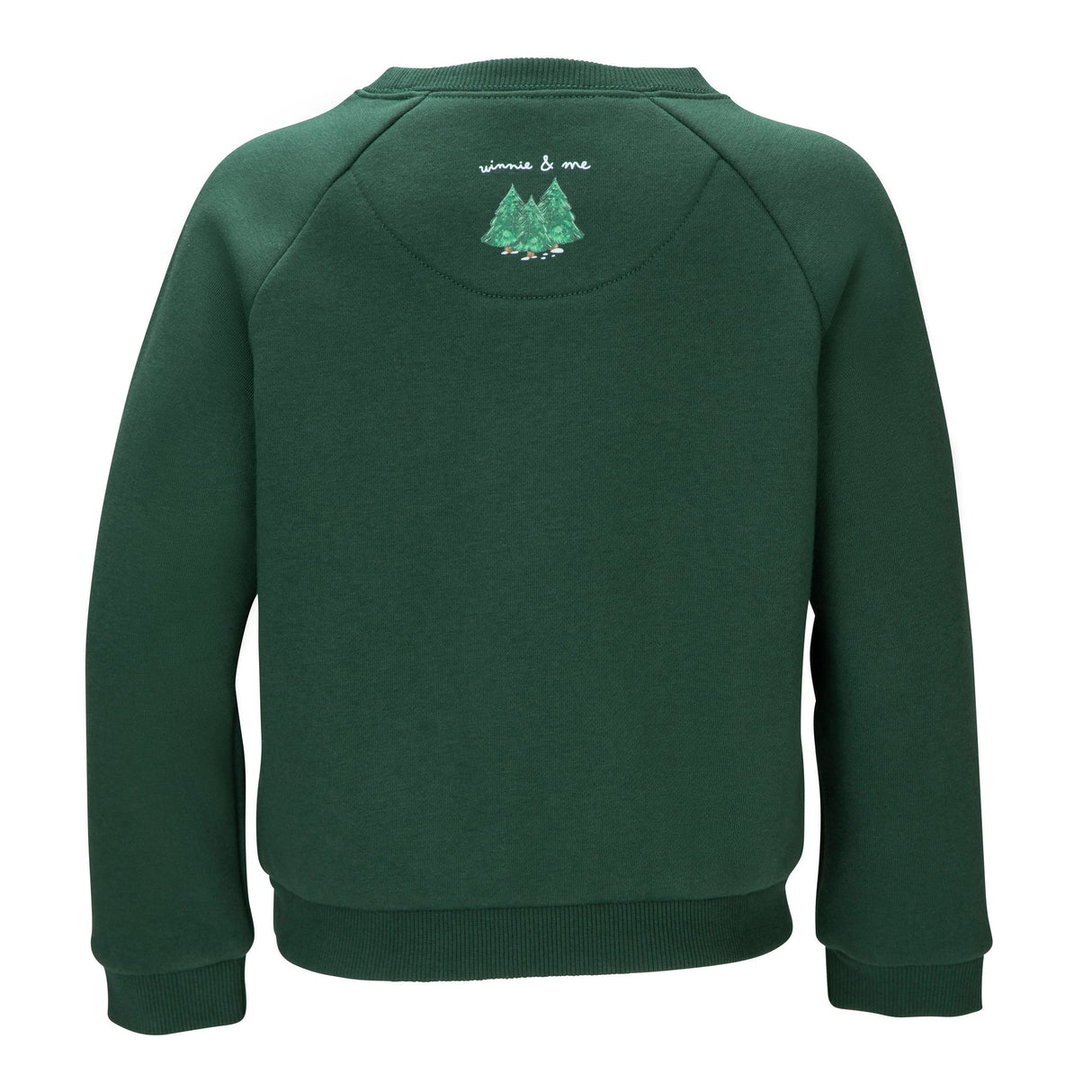 Shires Winnie & Me Children's Festive Sweatshirt #colour_green