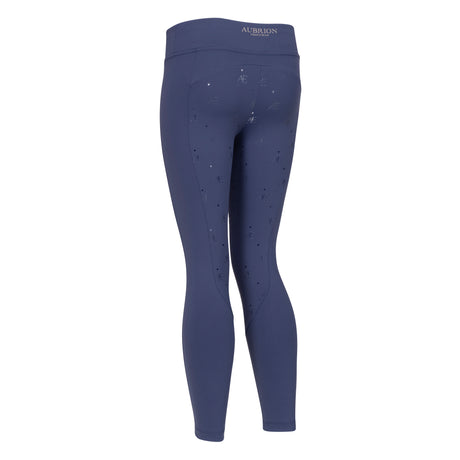 Shires Aubrion Equestrian Riding Tights -Young Rider #colour_midnight