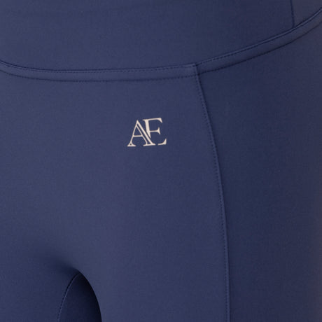 Shires Aubrion Equestrian Riding Tights -Young Rider #colour_midnight