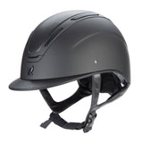 Shires Karben Amity Leather Riding Hat #colour_black