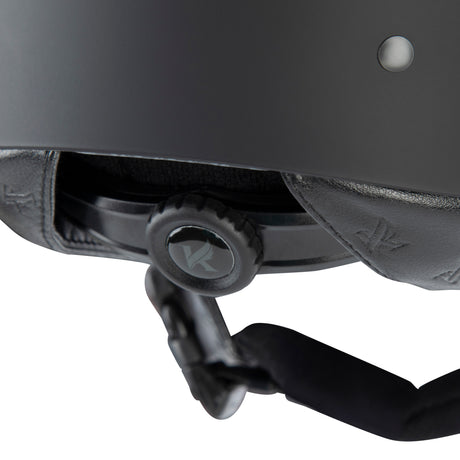 Shires Karben Amity Leather Riding Hat #colour_black