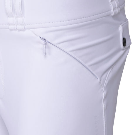 Shires Aubrion Optima MX Breeches - Young Rider #colour_white