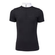 Shires Aubrion Optima QX Show Shirt - Young Rider #colour_black