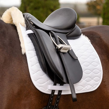 Waldhausen Milan Lambskin Saddle Pad #colour_white