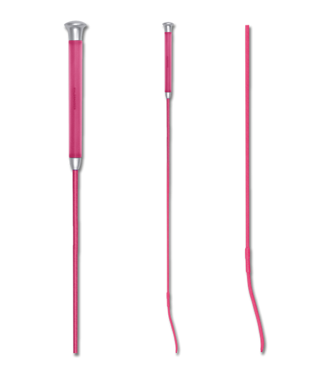 Waldhausen Dressage Whip With Gel Handle #colour_pink