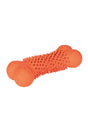 HKM Natural Rubber Dog Toy -Buddy Bone III- #colour_orange