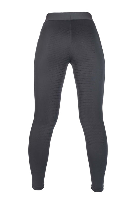 HKM Ladies Silicone Full Seat Riding Leggings -Isabella- #colour_grey