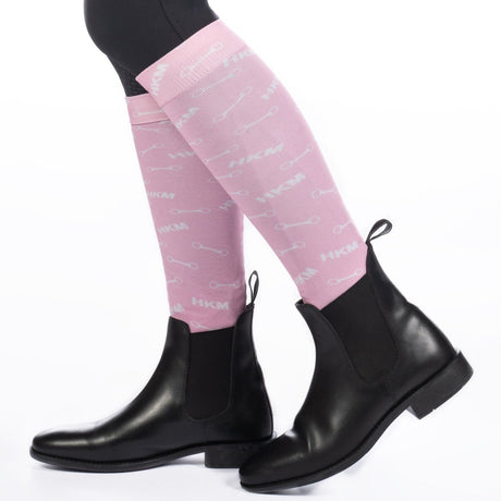 HKM Riding Socks -Mellow- #colour-rose