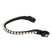 Acavallo Browband Calfskin & Oval Crystals #colour_black-transparent