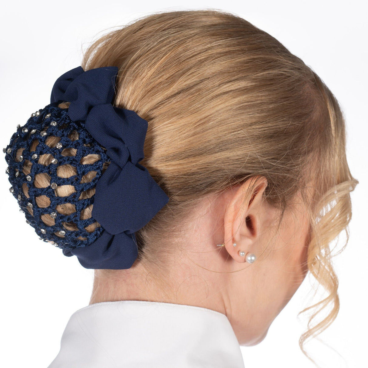 HKM Hair Net -Crystal- #colour_deep-blue