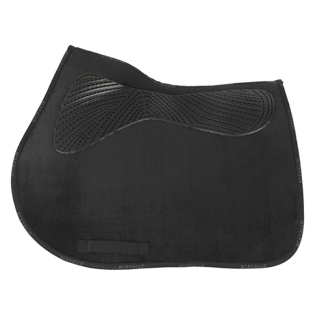 Acavallo Twin Sided Classic Gel Dressage Pad With Rope #colour_black