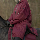 HKM Extra Long Riding Jacket -Julie- #colour_bordeaux