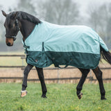 HKM 600D 300g Turnout Rug -Chester- #colour_turquoise-green