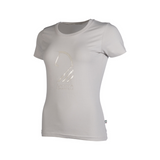 HKM Women's T-Shirt -Livigno Horse Head- #colour_stone-grey