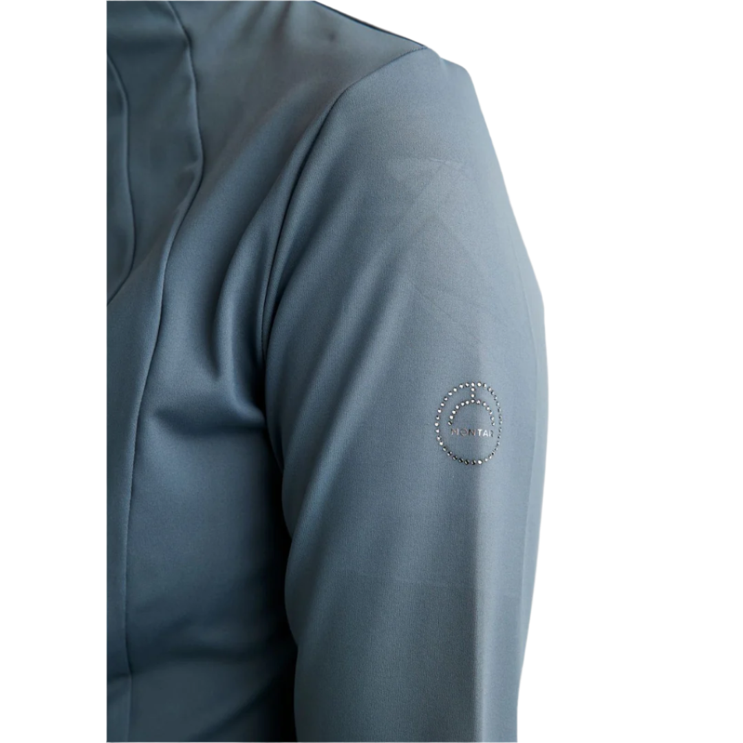 Montar MoGloria Full Zip Jacket Caviar Tape #colour_dark-slate