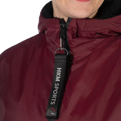 HKM Extra Long Riding Jacket -Julie- #colour_bordeaux