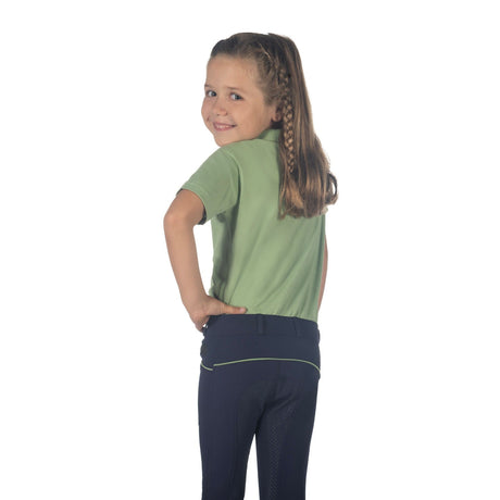 HKM Children's Polo Shirt -Claire- #colour_jade-green