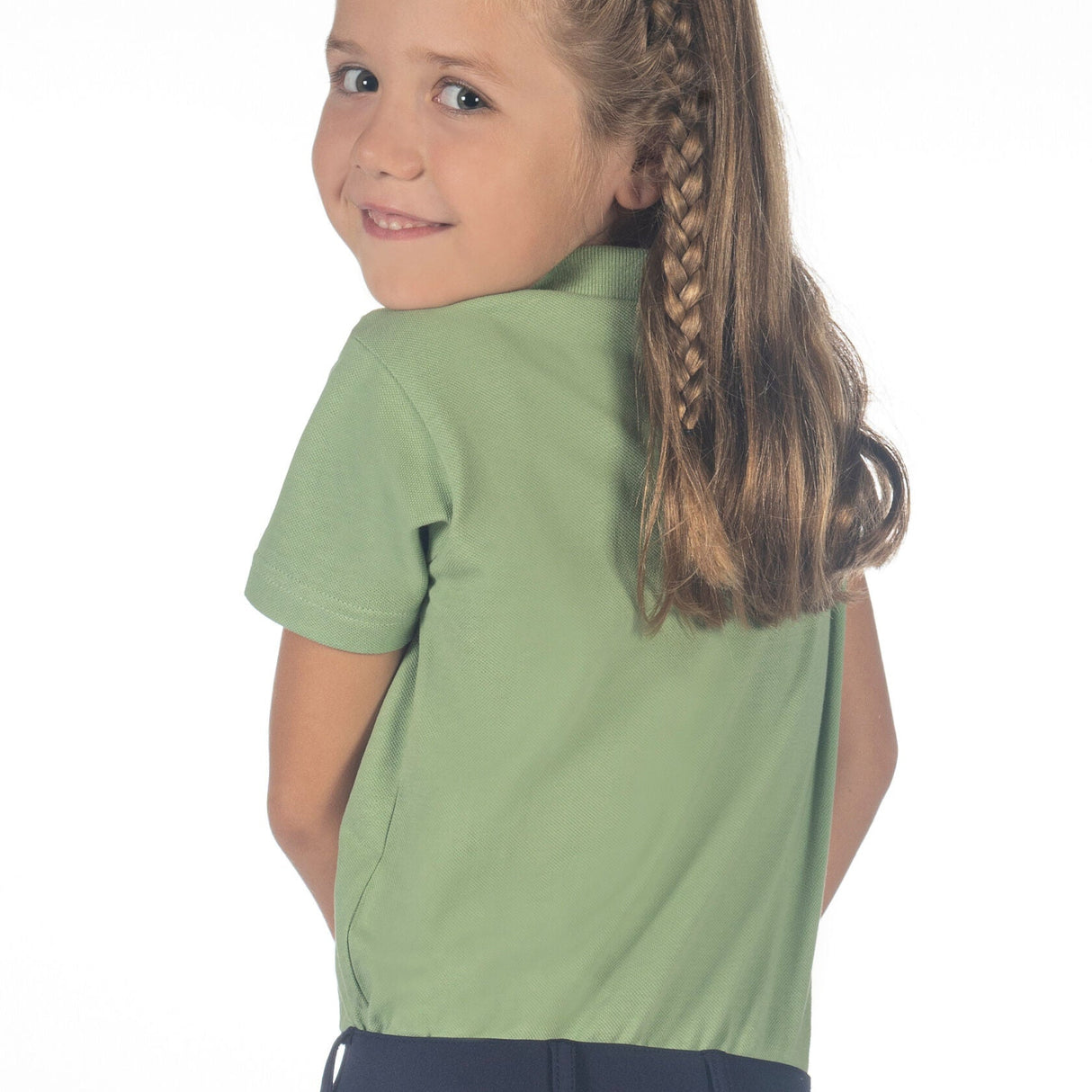 HKM Children's Polo Shirt -Claire- #colour_jade-green