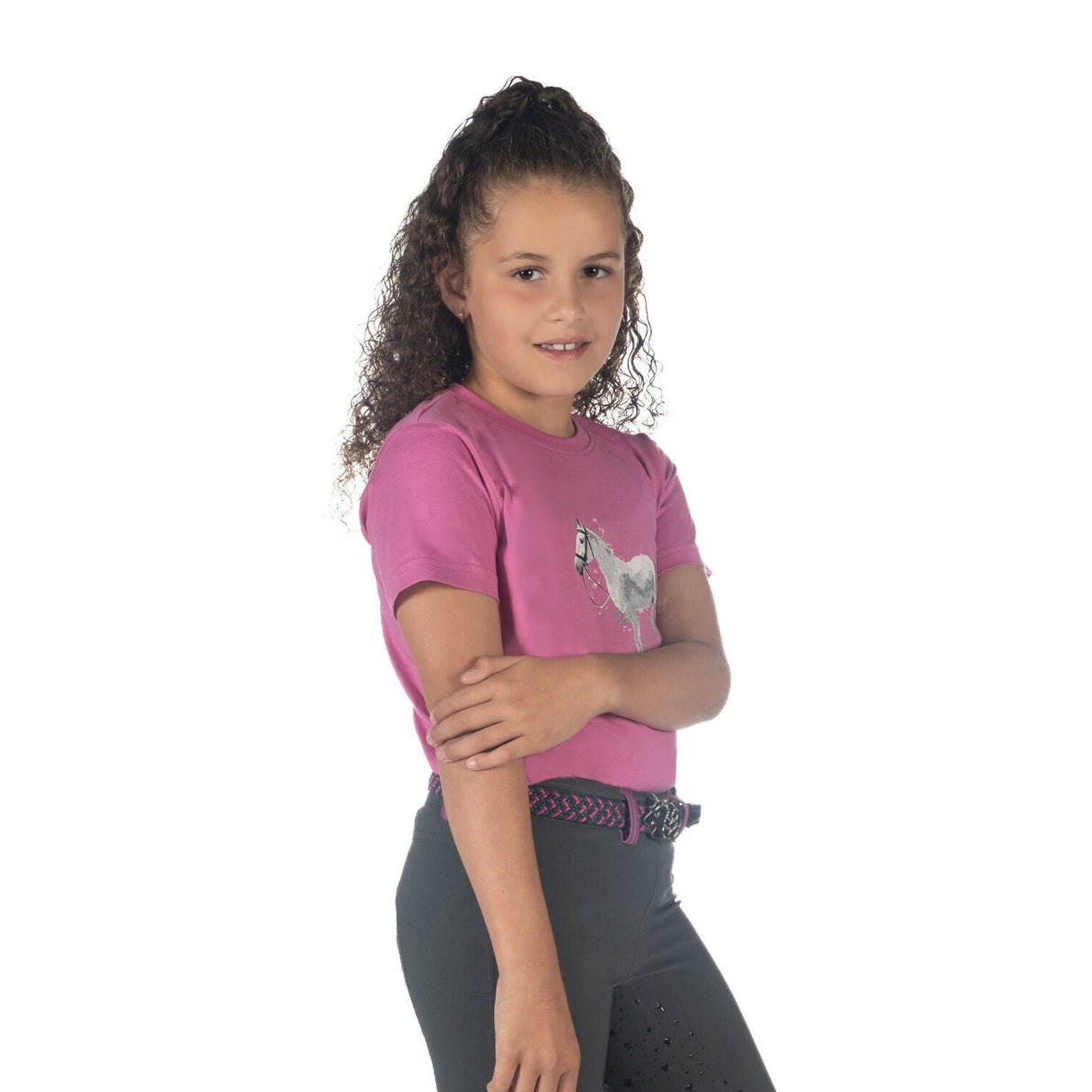 HKM Children's T-shirt -Sparkle- #colour_pink