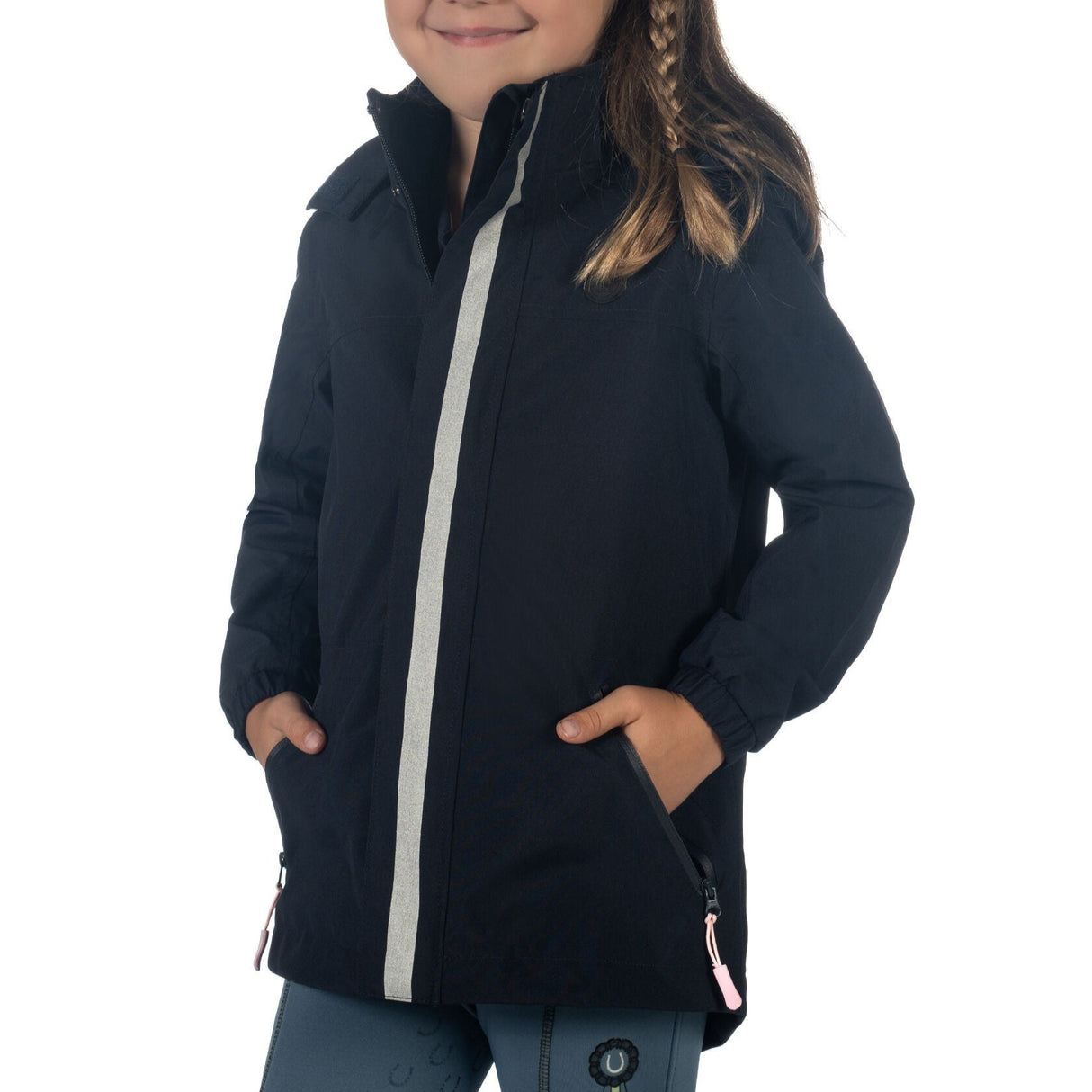 HKM Children's Rain Jacket -Cloudy- #colour_deep-blue