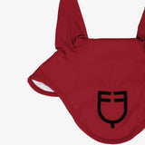 Equestro Fly Veil Stretch Technical Fabric With Logo #colour_burgundy